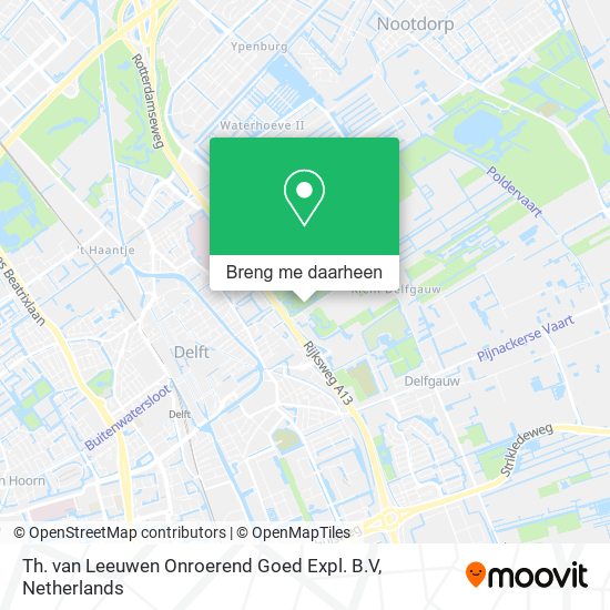 Th. van Leeuwen Onroerend Goed Expl. B.V kaart