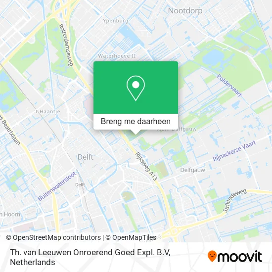 Th. van Leeuwen Onroerend Goed Expl. B.V kaart