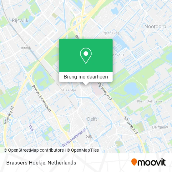 Brassers Hoekje kaart