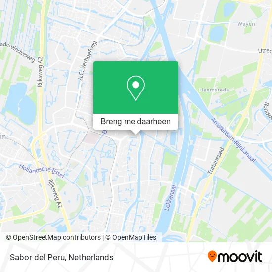 Sabor del Peru kaart