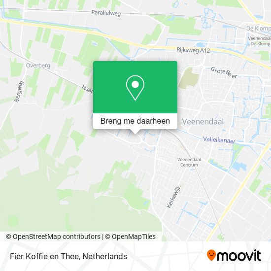Fier Koffie en Thee kaart