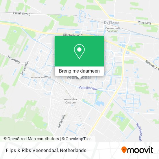Flips & Ribs Veenendaal kaart