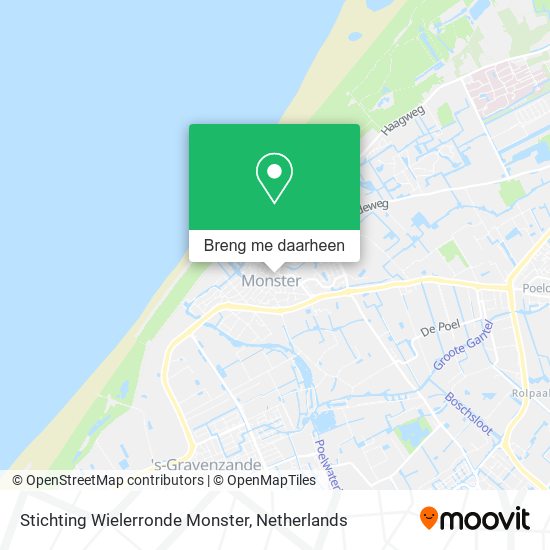 Stichting Wielerronde Monster kaart