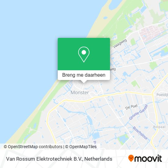 Van Rossum Elektrotechniek B.V. kaart