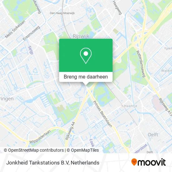 Jonkheid Tankstations B.V kaart