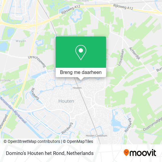 Domino's Houten het Rond kaart