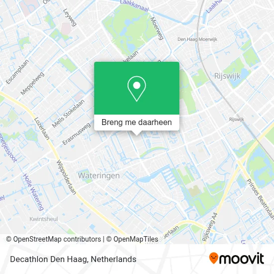 Decathlon Den Haag kaart