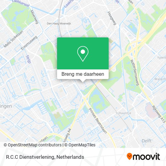 R.C.C Dienstverlening kaart