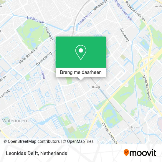 Leonidas Delft kaart