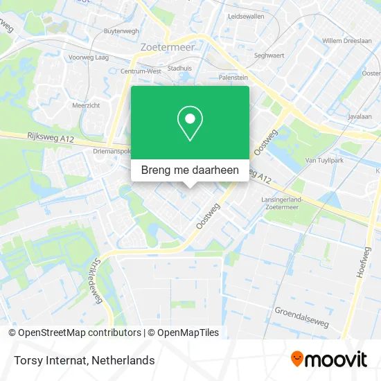 Torsy Internat kaart