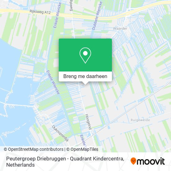 Peutergroep Driebruggen - Quadrant Kindercentra kaart