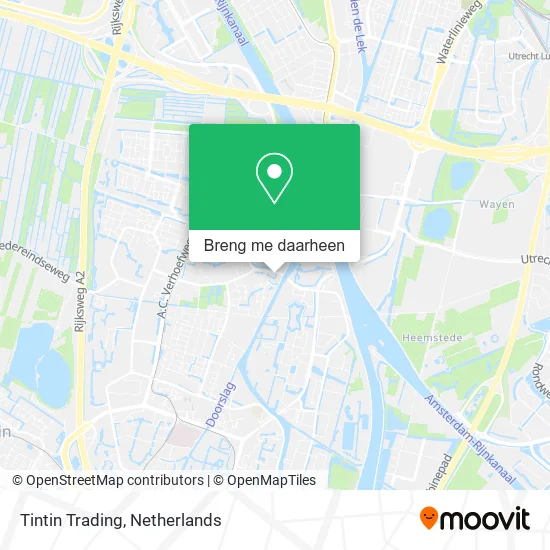 Tintin Trading kaart