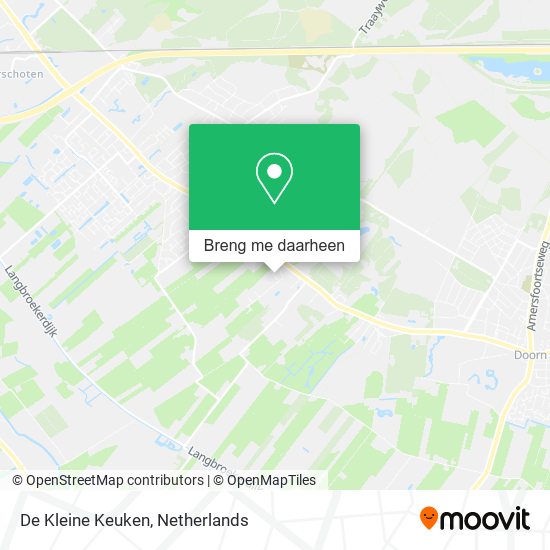 De Kleine Keuken kaart