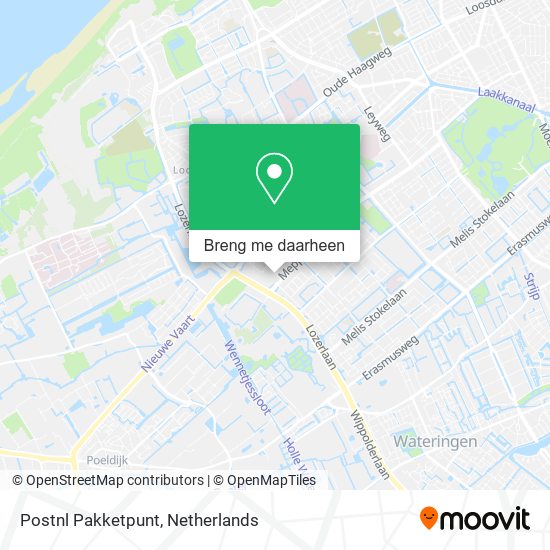 Postnl Pakketpunt kaart