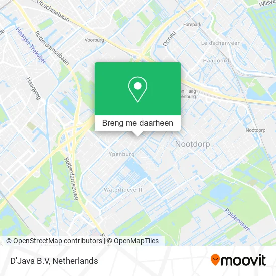 D'Java B.V kaart