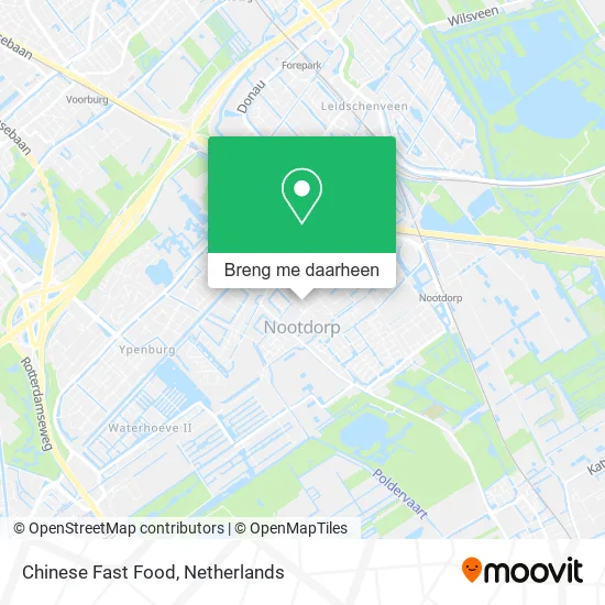 Chinese Fast Food kaart