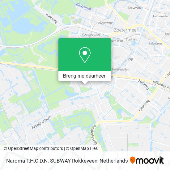 Naroma T.H.O.D.N. SUBWAY Rokkeveen kaart
