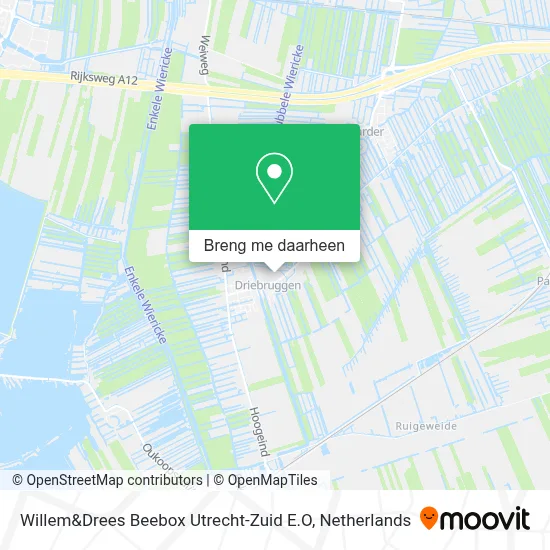 Willem&Drees Beebox Utrecht-Zuid E.O kaart