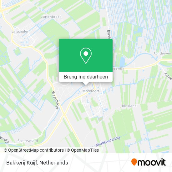 Bakkerij Kuijf kaart