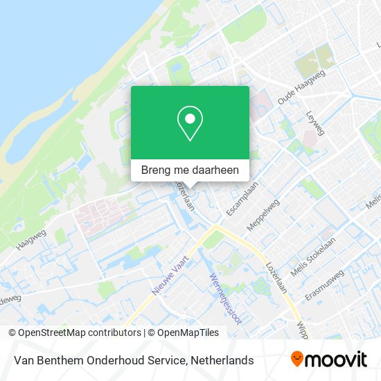 Van Benthem Onderhoud Service kaart