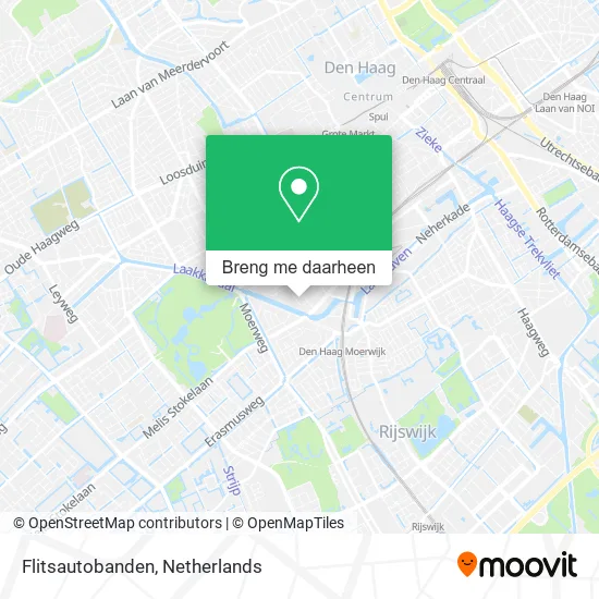 Flitsautobanden kaart