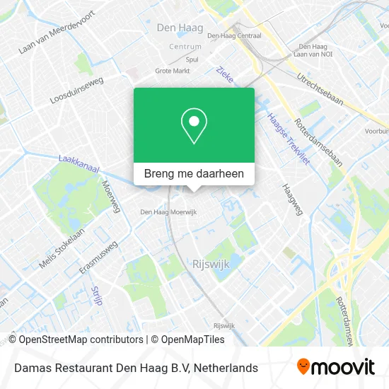 Damas Restaurant Den Haag B.V kaart