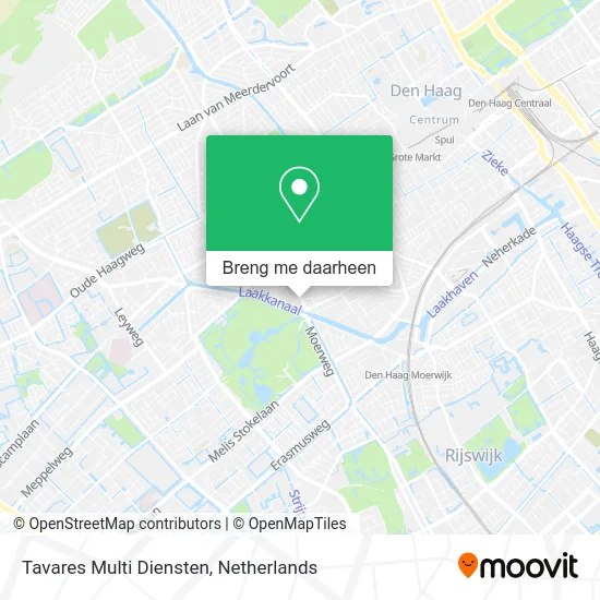 Tavares Multi Diensten kaart