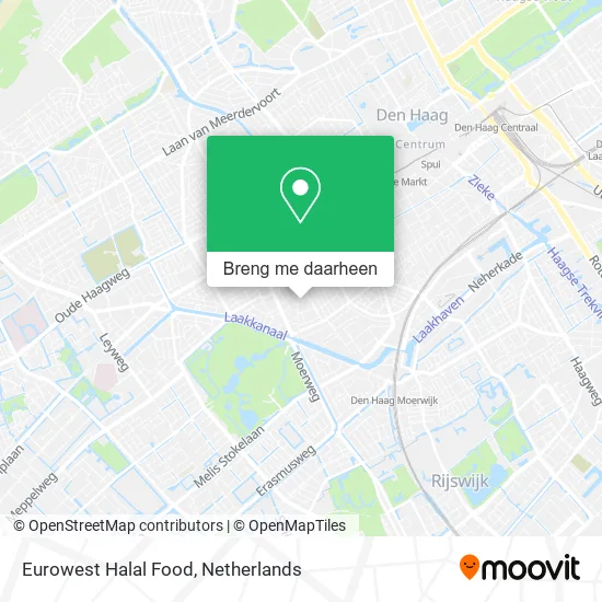 Eurowest Halal Food kaart