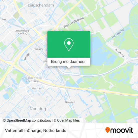 Vattenfall InCharge kaart
