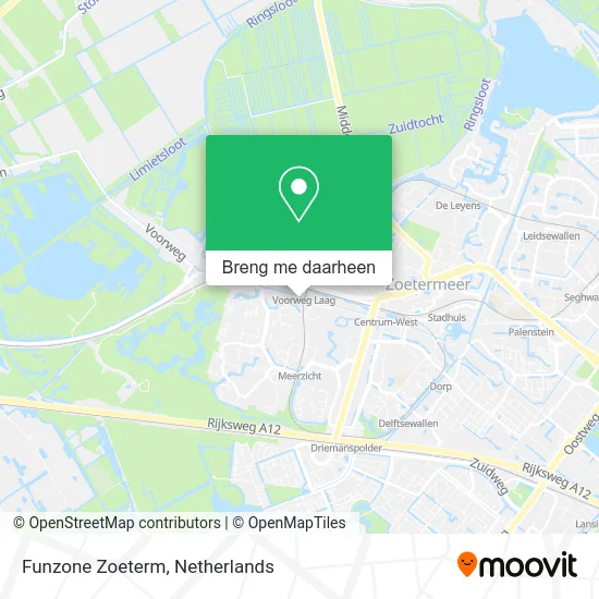 Funzone Zoeterm kaart