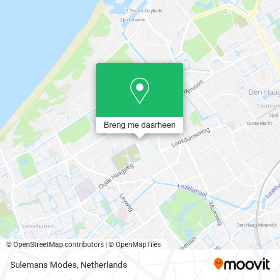 Sulemans Modes kaart