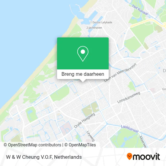 W & W Cheung V.O.F kaart