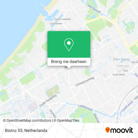 Bistro 55 kaart