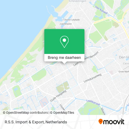 R.S.S. Import & Export kaart