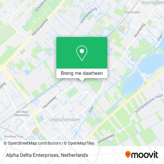 Alpha Delta Enterprises kaart