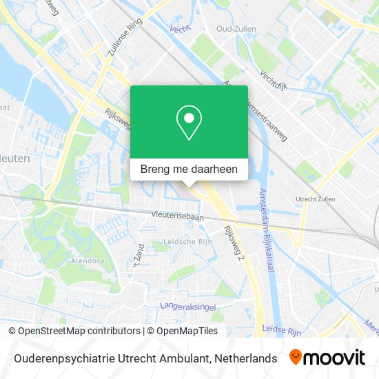 Ouderenpsychiatrie Utrecht Ambulant kaart