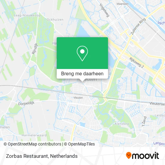 Zorbas Restaurant kaart