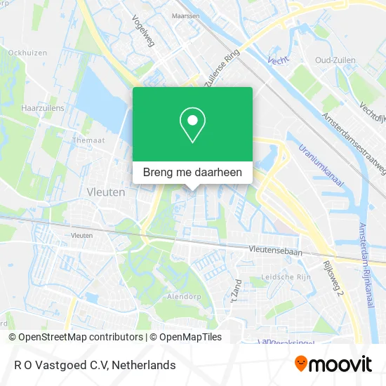 R O Vastgoed C.V kaart