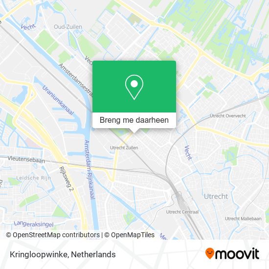 Kringloopwinke kaart