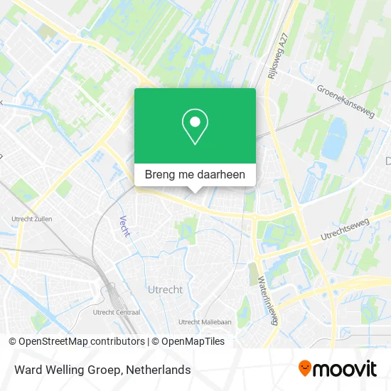 Ward Welling Groep kaart
