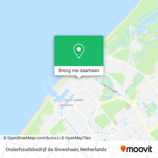 Onderhoudsbedrijf de Snoeshaan kaart