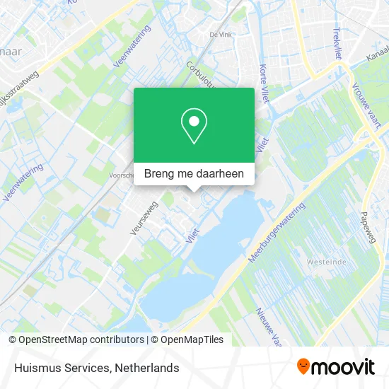 Huismus Services kaart