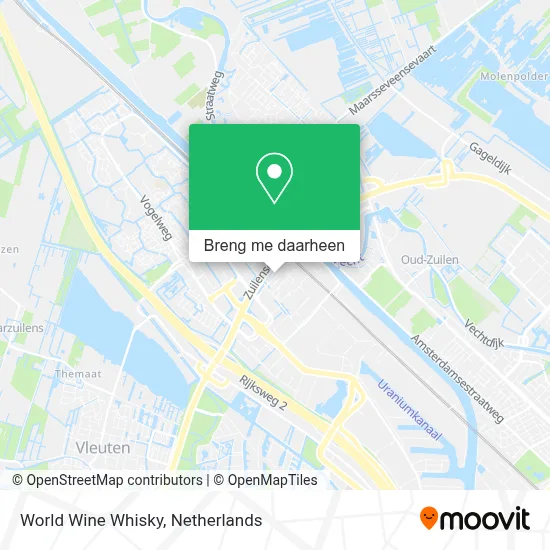 World Wine Whisky kaart