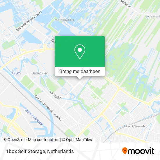 1box Self Storage kaart