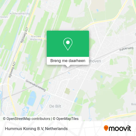 Hummus Koning B.V kaart