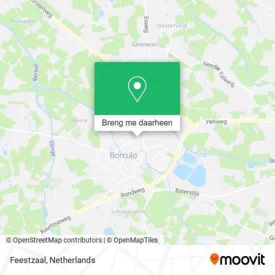 Feestzaal kaart