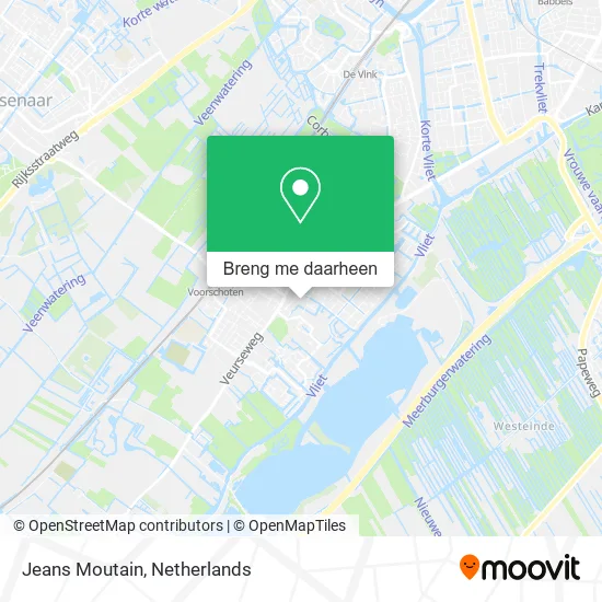Jeans Moutain kaart