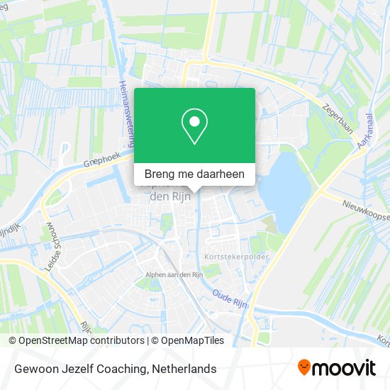 Gewoon Jezelf Coaching kaart