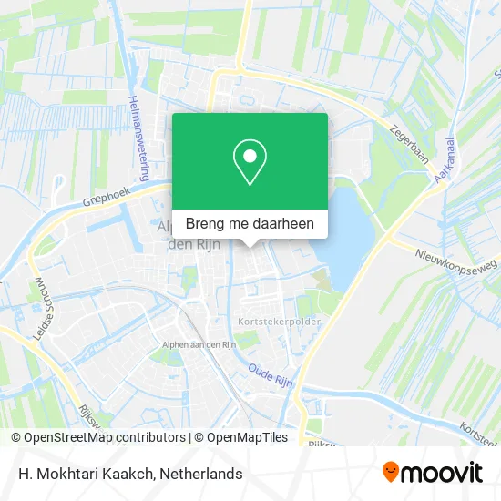 H. Mokhtari Kaakch kaart