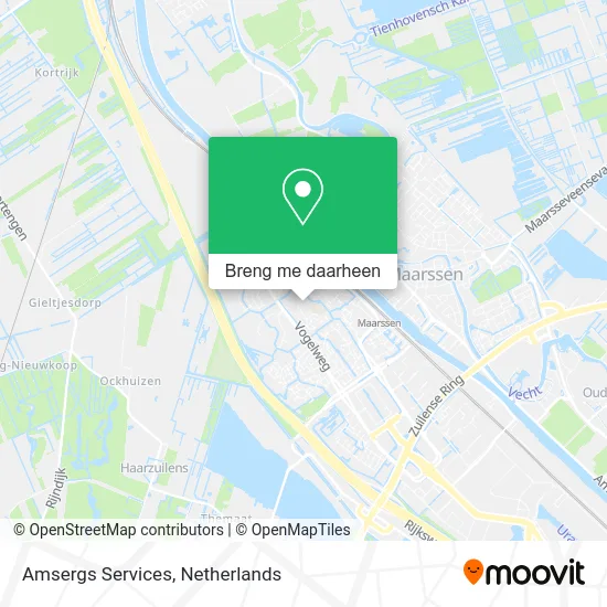 Amsergs Services kaart